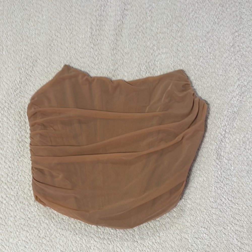 Elegant Tan Women's corset top